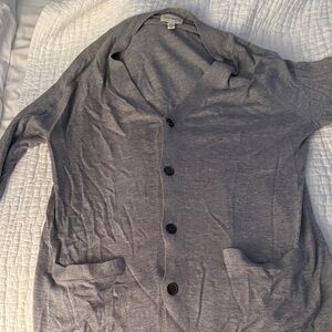 Club Monaco Gray Cardigan Sweater